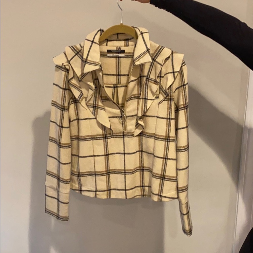 heavy blouse plaid never worn